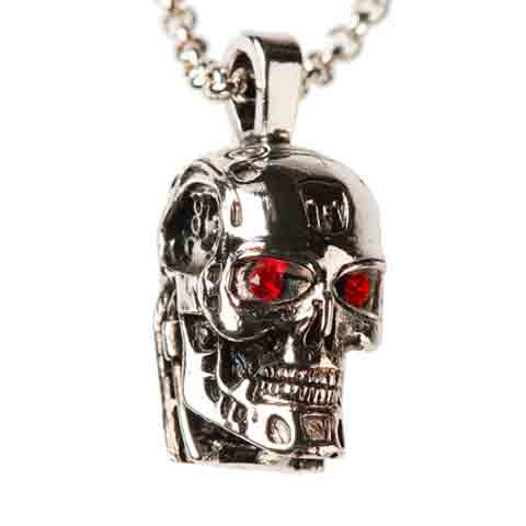 The Terminator T-800 Endoskeleton Skull Pendant - museum of robots