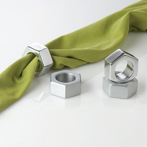 Nut Napkin Ring : Aluminum - museum of robots