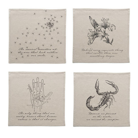 Penny Dreadful Napkin Set - museum of robots