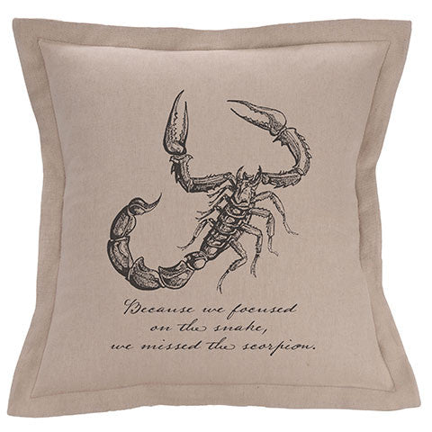 Penny Dreadful Scorpion Pillow Cover - museum of robots
