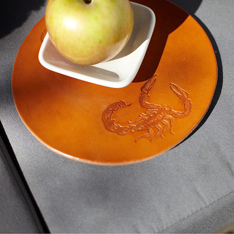 Penny Dreadful Leather Trivet - museum of robots