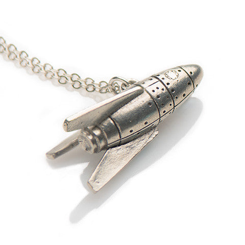 Rocketship Pendant - museum of robots