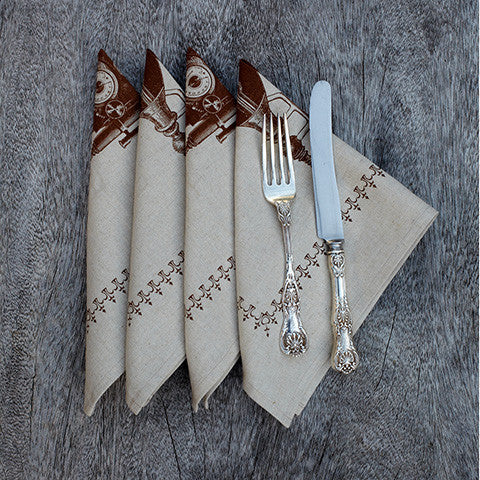 Ray Gun Collection : Napkin Set - museum of robots