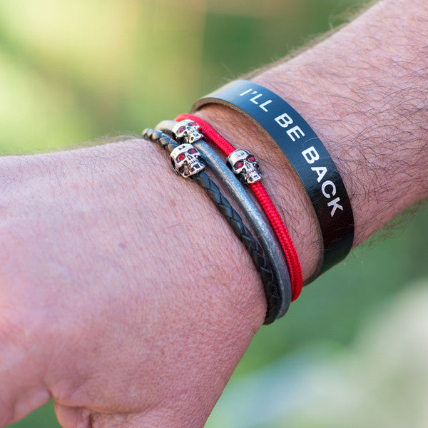 Terminator Dialogue Bracelet Single Wrap: I'll Be Back