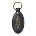 Leather Key Fobs (Oval) : Rocket - museum of robots