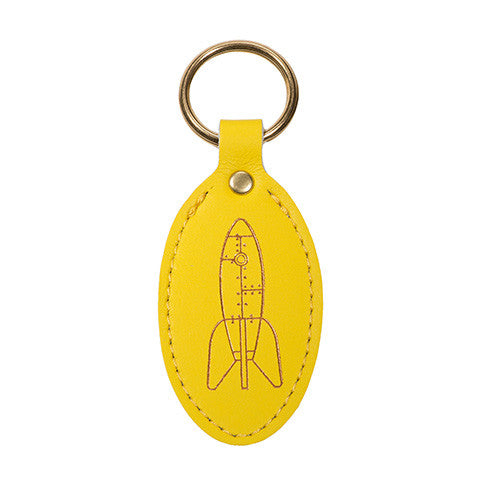 Leather Key Fobs (Oval) : Rocket