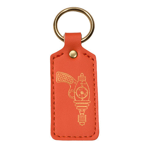 Leather Key Fobs (Rectangular) : RayGuns - museum of robots