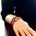 Skull Bracelet: Red Cord