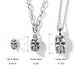 Terminator T-800 Endoskeleton Skull Y-Necklace