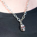 Terminator T-800 Endoskeleton Skull Cable Chain Pendant