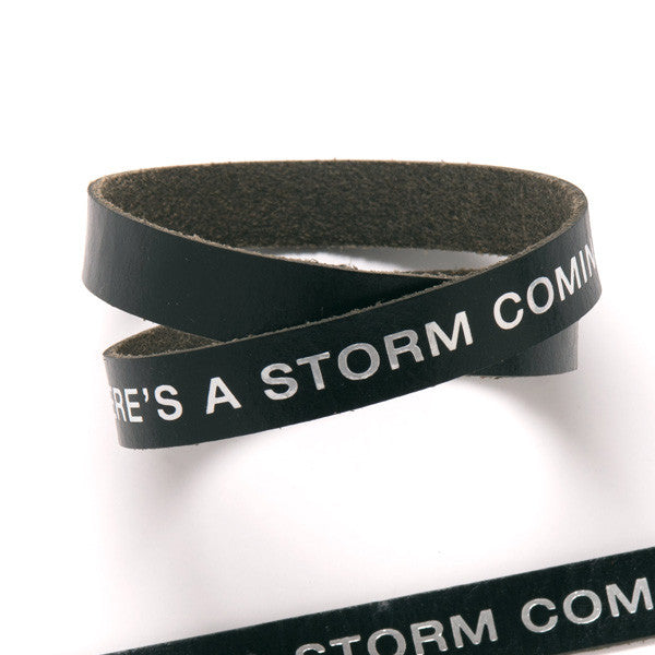 Terminator Dialogue Bracelet Double Wrap: There's a Storm Coming In