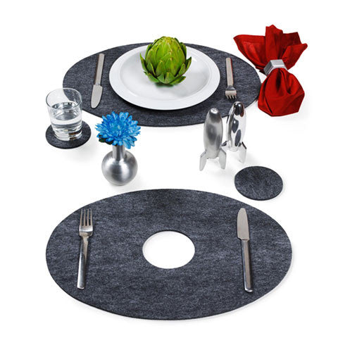 Oval Space Placemats - museum of robots