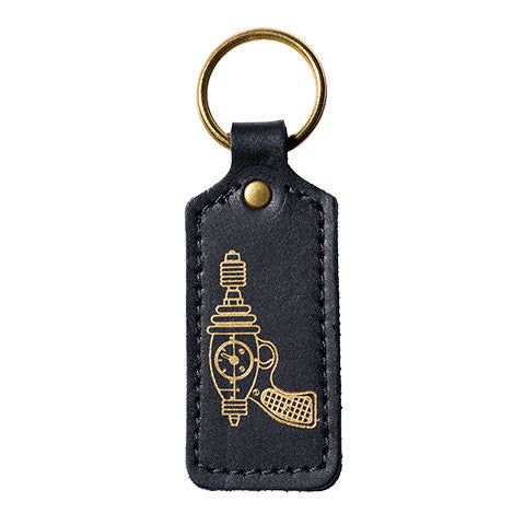 Leather Key Fobs (Rectangular) : RayGuns - museum of robots