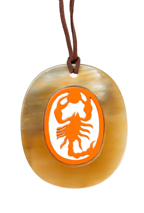 Horn Scorpion Pendant - museum of robots